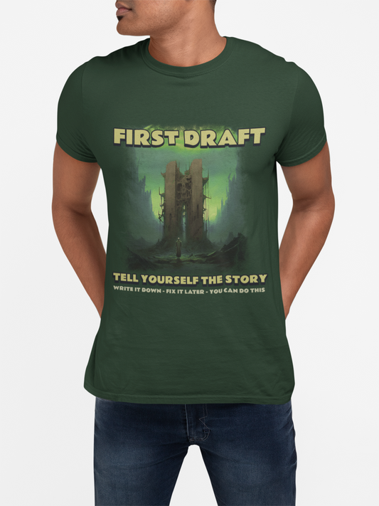 T-Shirt First Draft You Can Do This Write It Down Fix It Later