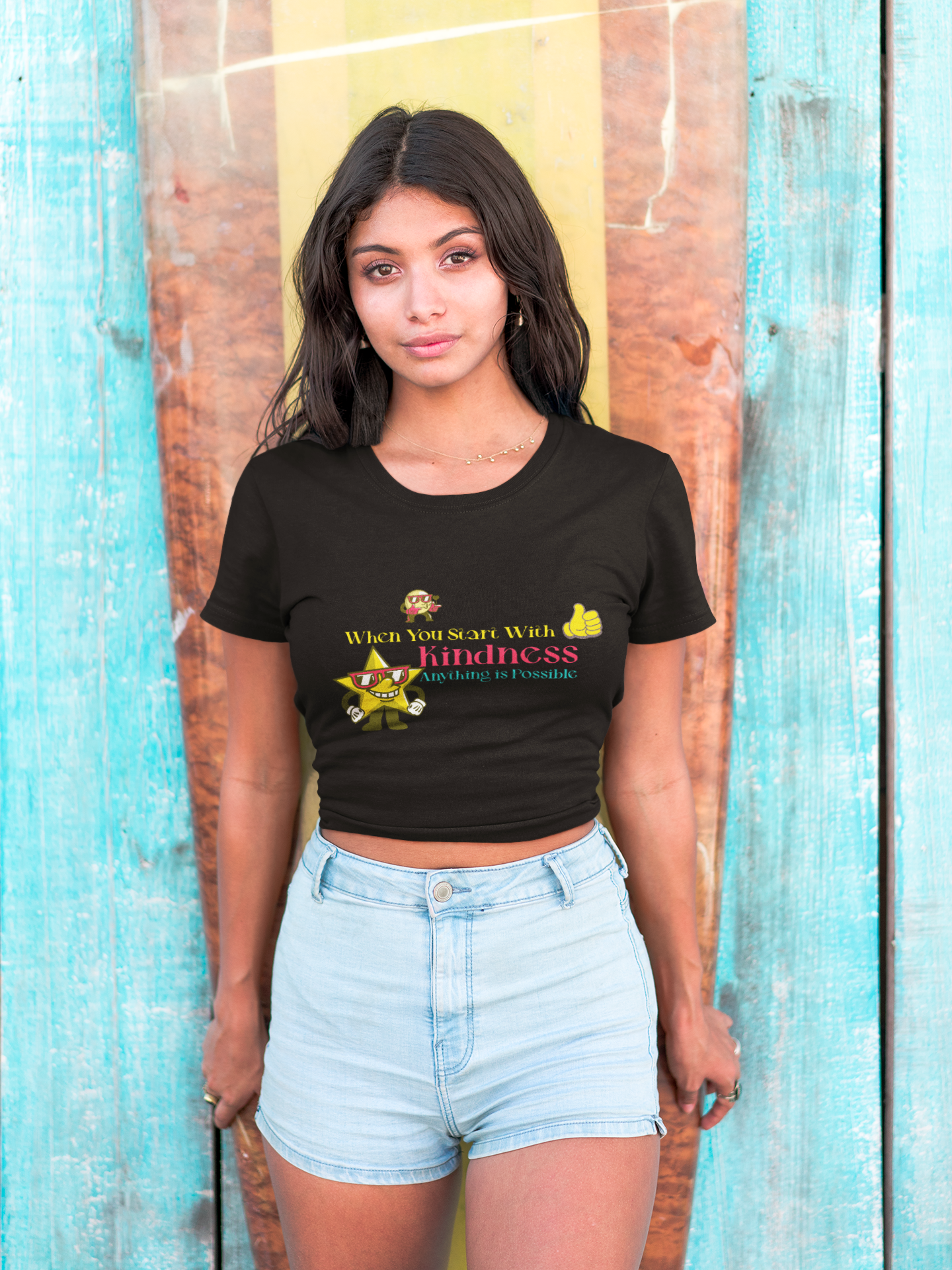Kindness Matters Unisex Heavy Cotton Tee - Positive Message Tee for Everyday Inspiration
