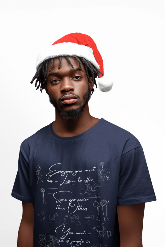 Inspirational Unisex Heavy Cotton Tee - 'Everyone You Meet Has a Story'