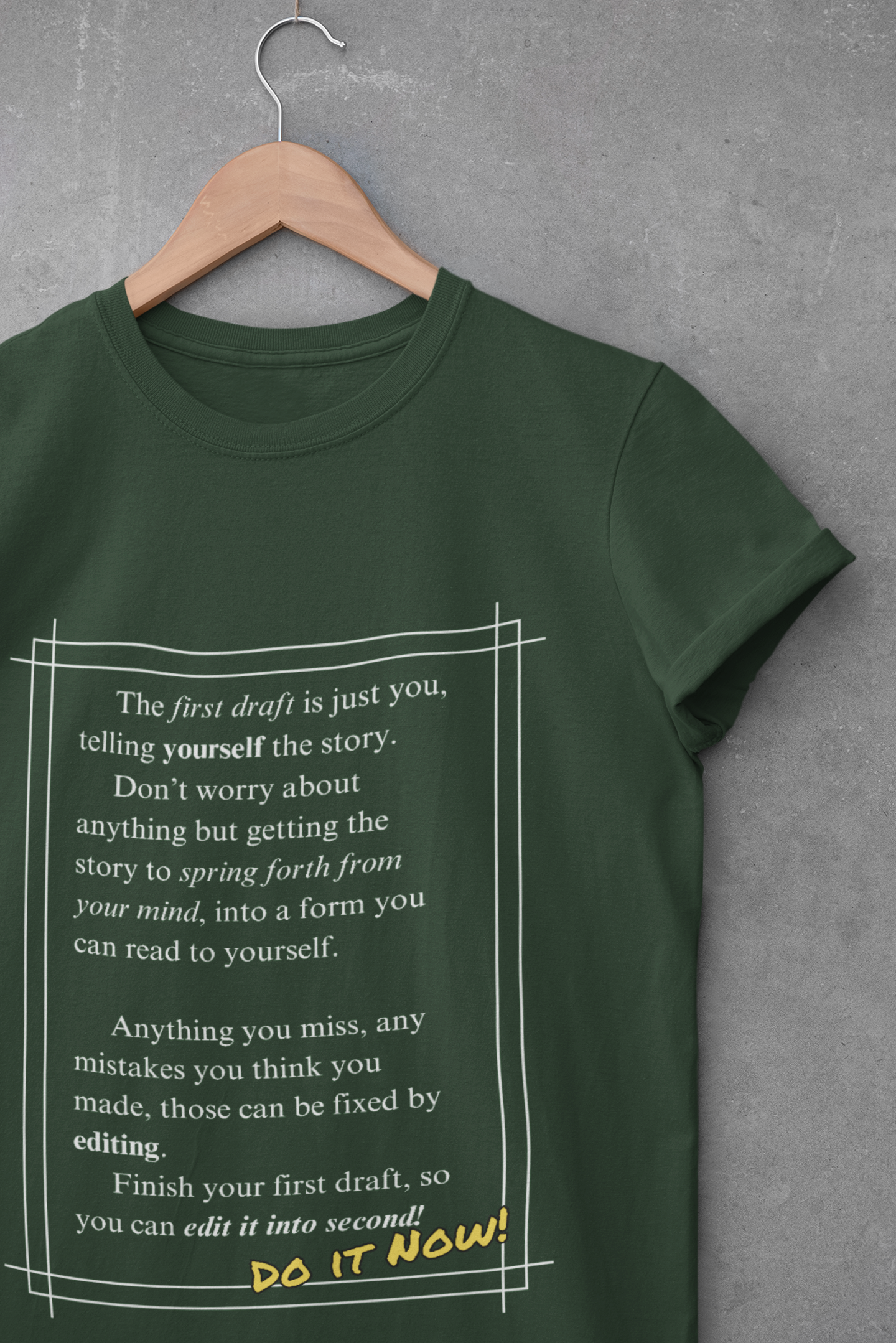 Inspirational Unisex Heavy Cotton Tee – "Do It Now!" Motivational T-Shirt