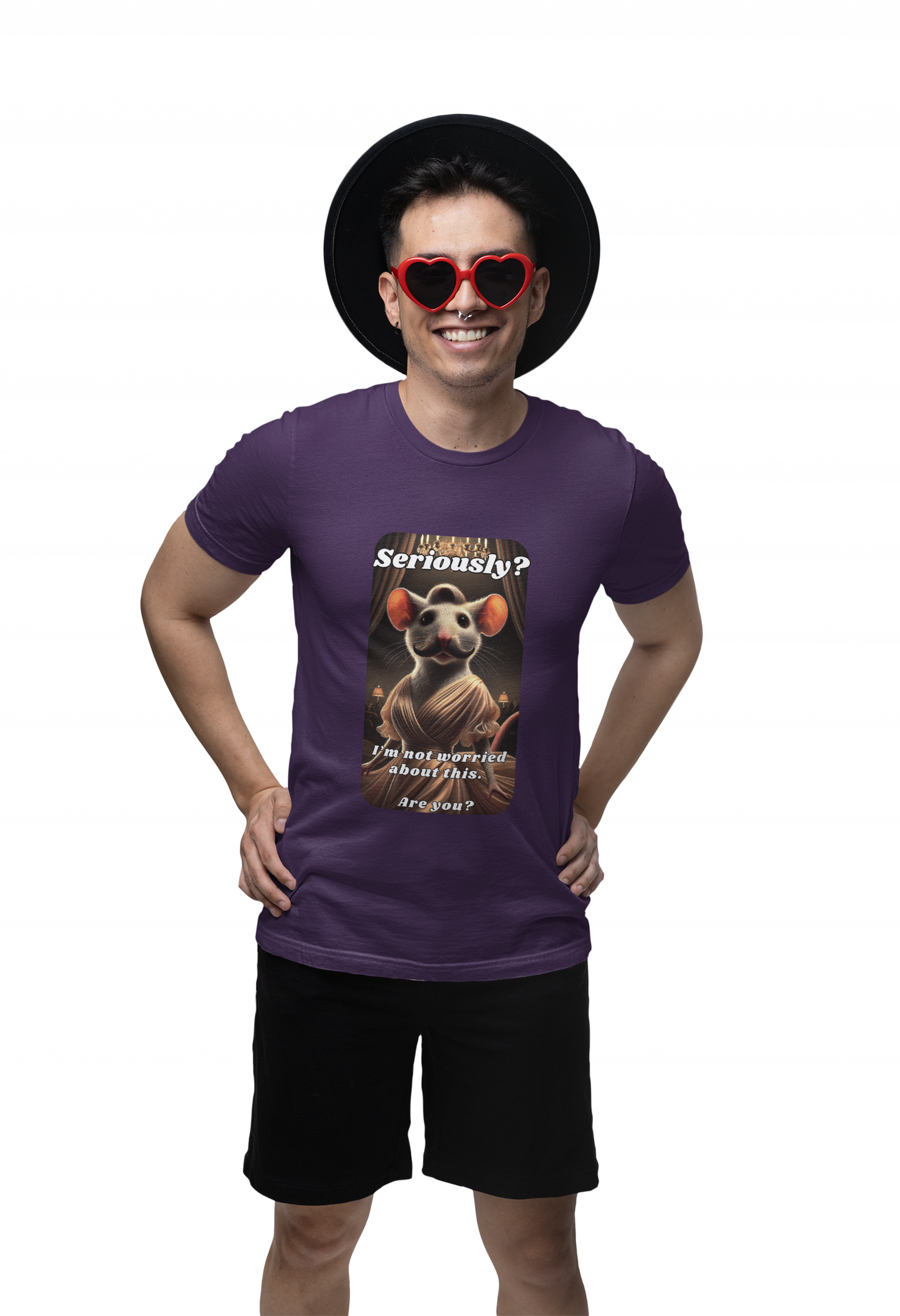 Trans Mouse Graphic Tee - "Seriously?"