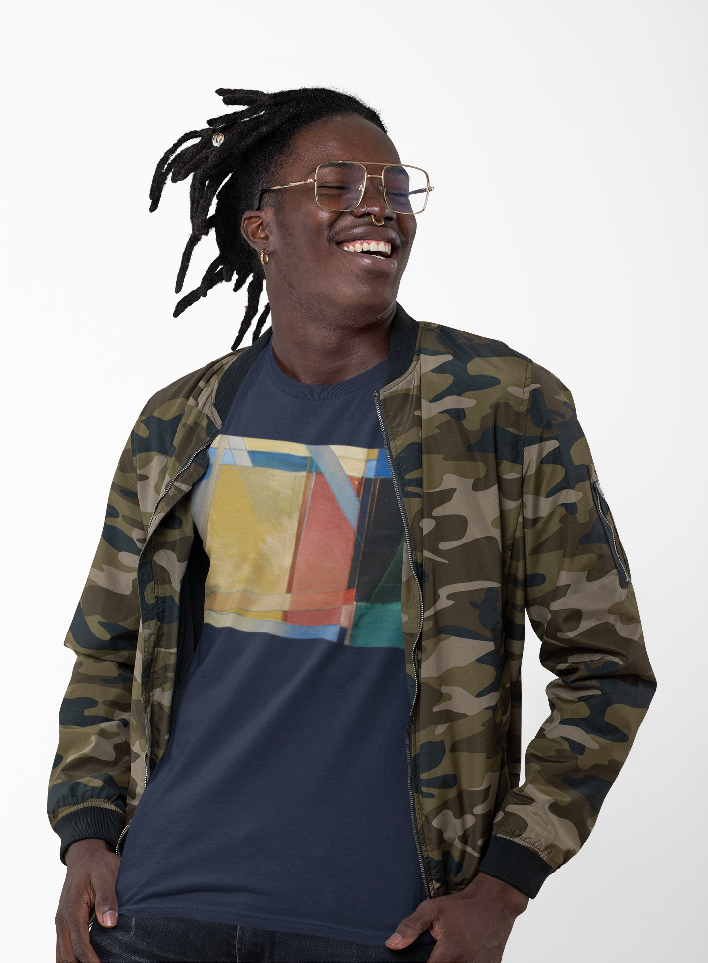 Abstract Art Unisex Heavy Cotton Tee - Stylish Graphic T-Shirt for Art Lovers