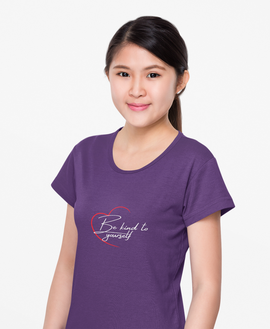 Unisex Heavy Cotton Tee - 'Be Kind to Yourself' Inspirational T-Shirt