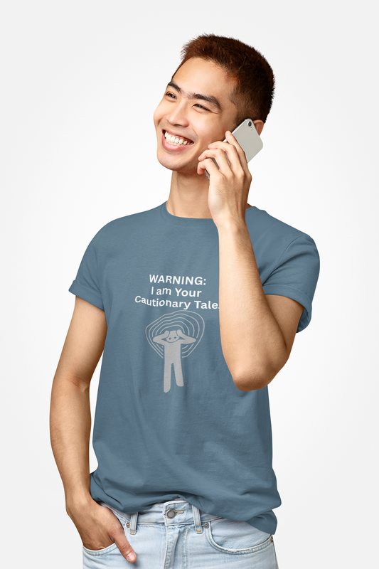 Cautionary Tale Unisex Heavy Cotton Tee | Warning Statement Shirt