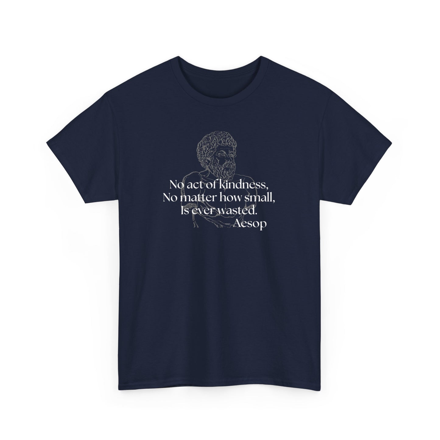 Inspirational Aesop Quote Unisex Heavy Cotton Tee