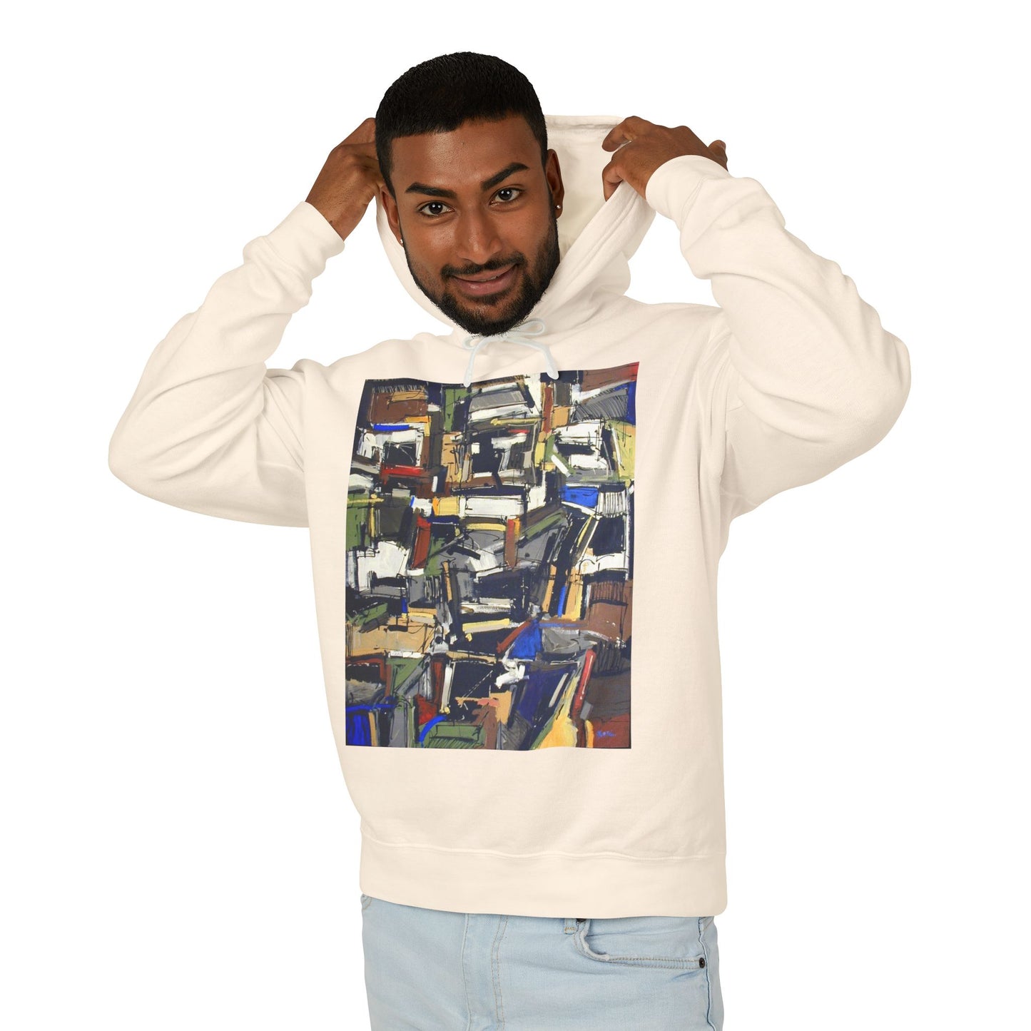 Abstract Art Unisex Lightweight Hooded Sweatshirt, Comfortable Layering for Everyday Style, Unique Gift for Art Lovers, Perfect for [...]