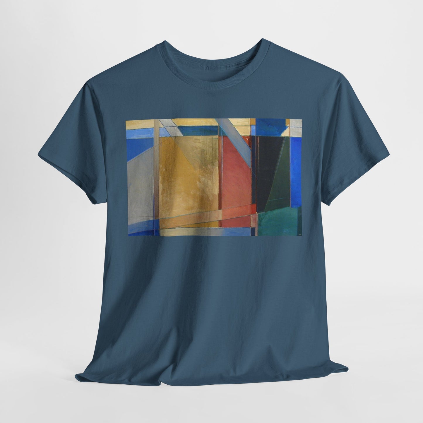 Abstract Art Unisex Heavy Cotton Tee - Stylish Graphic T-Shirt for Art Lovers
