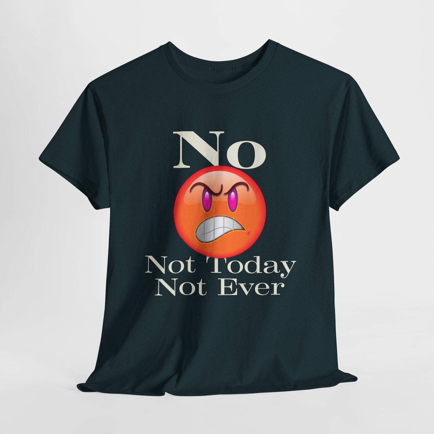 No Not Today Not Ever Unisex Heavy Cotton Tee