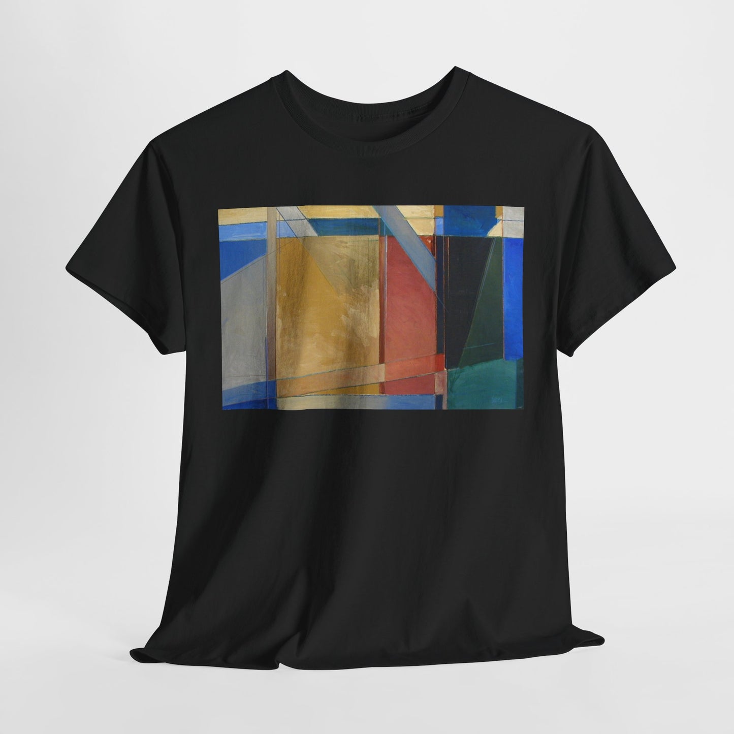 Abstract Art Unisex Heavy Cotton Tee - Stylish Graphic T-Shirt for Art Lovers