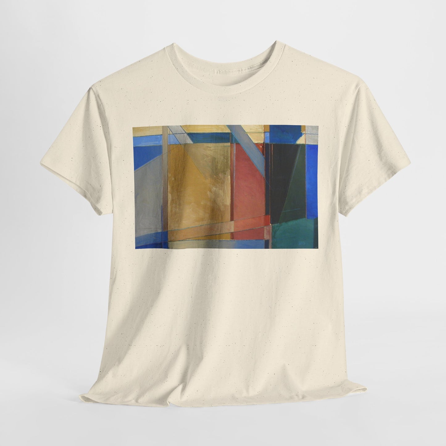 Abstract Art Unisex Heavy Cotton Tee - Stylish Graphic T-Shirt for Art Lovers