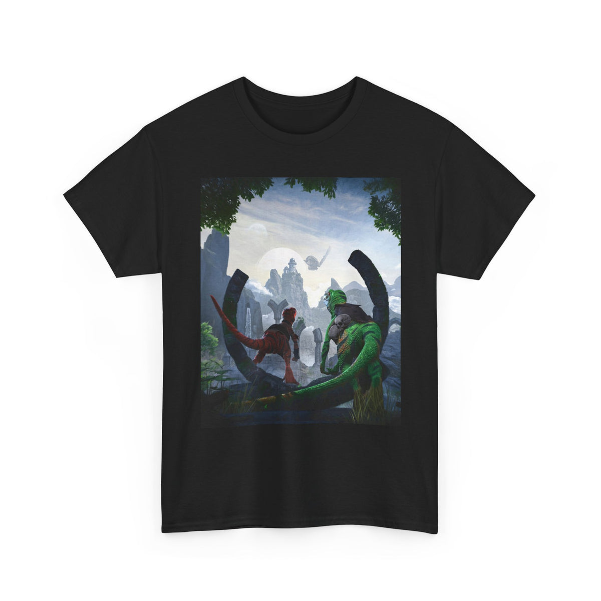 Secret of the Ombax Cover Art T‑Shirt – the Epic Journey Reaches the City