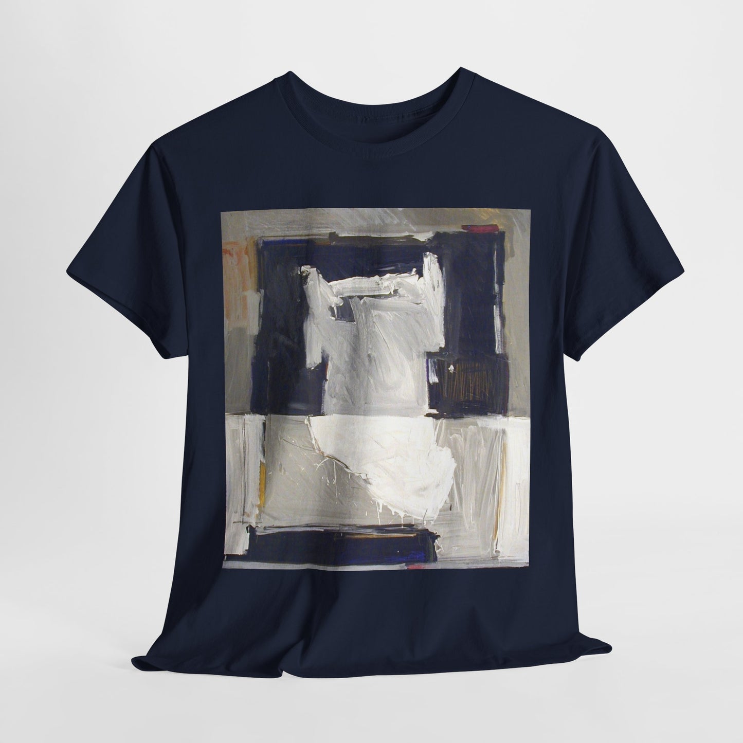 Artistic Abstract Design Unisex Heavy Cotton Tee - Casual Style for Art Lovers