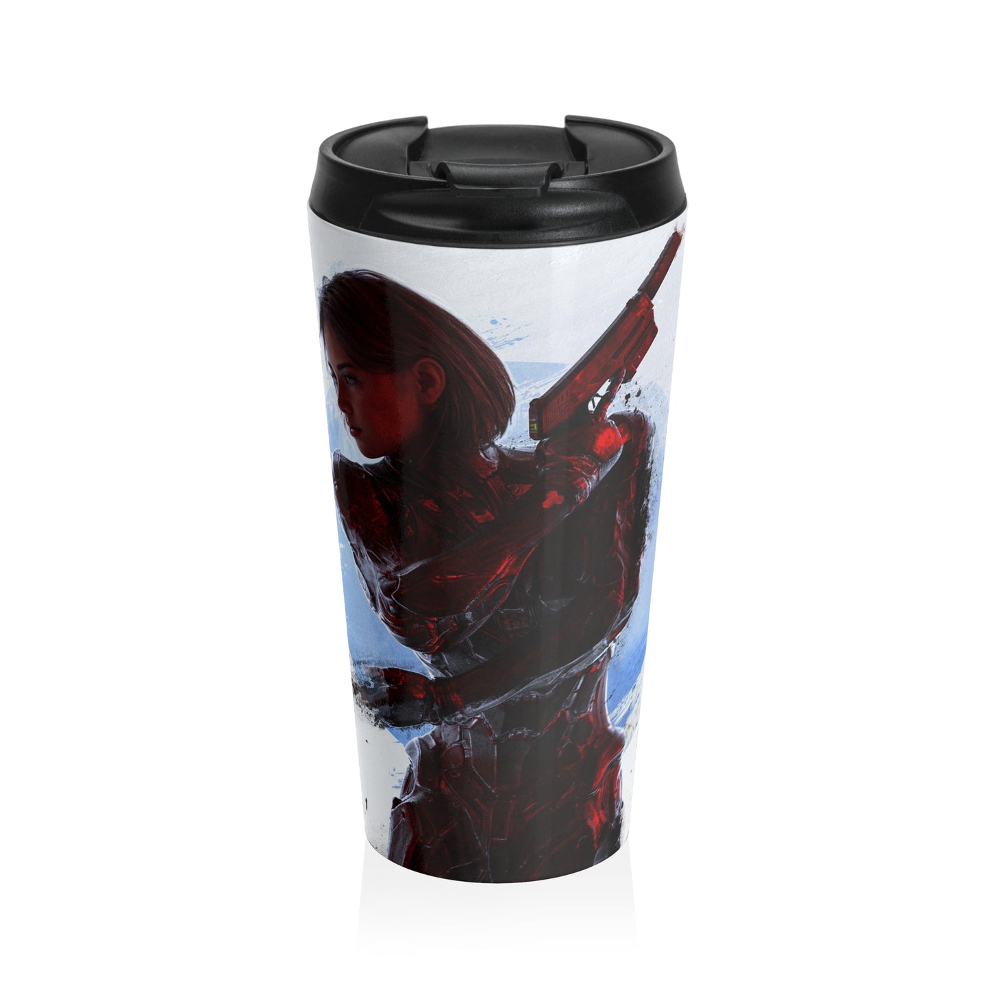 Miku O'Connor - Murder on a Monochrome World Cover Art - Stainless Steel Tumbler
