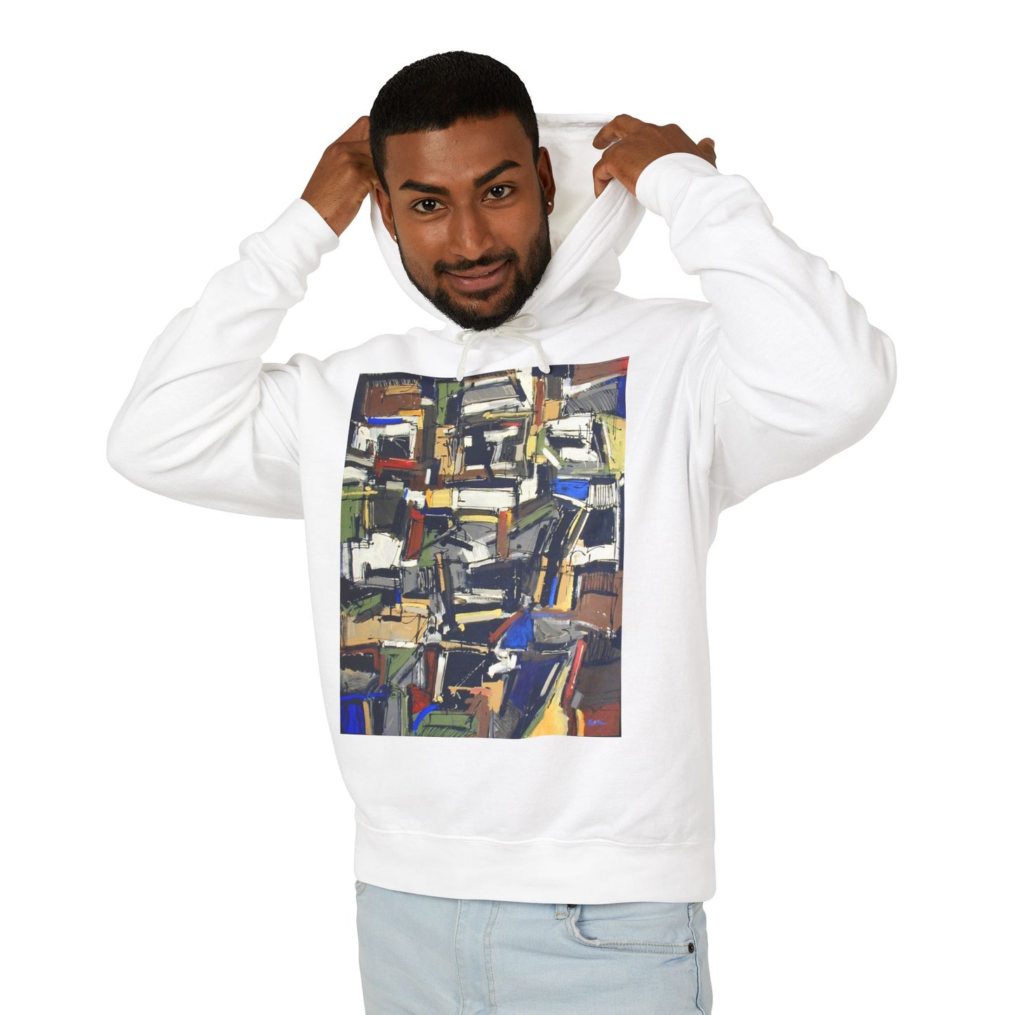 Abstract Art Unisex Lightweight Hooded Sweatshirt, Comfortable Layering for Everyday Style, Unique Gift for Art Lovers, Perfect for [...]