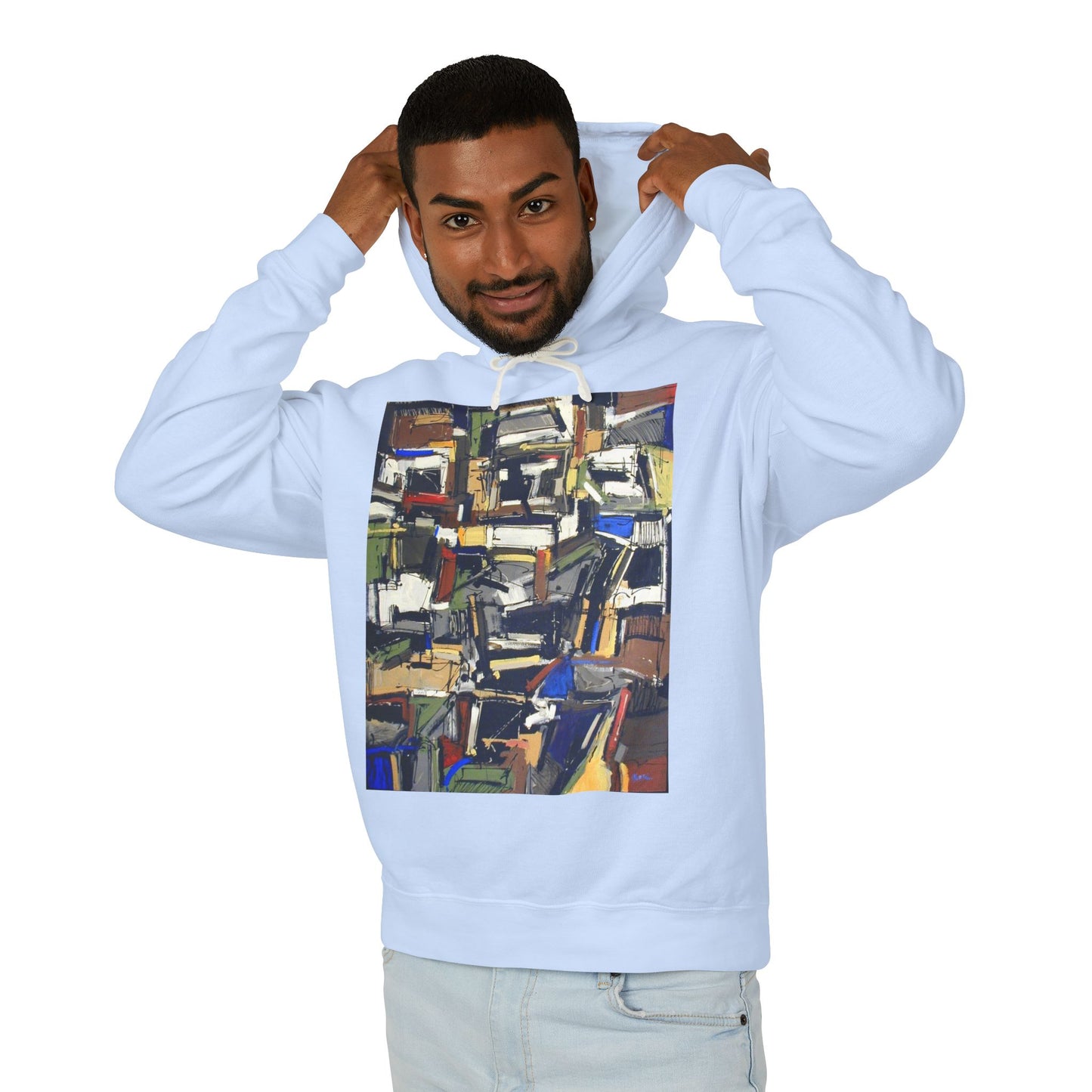 Abstract Art Unisex Lightweight Hooded Sweatshirt, Comfortable Layering for Everyday Style, Unique Gift for Art Lovers, Perfect for [...]