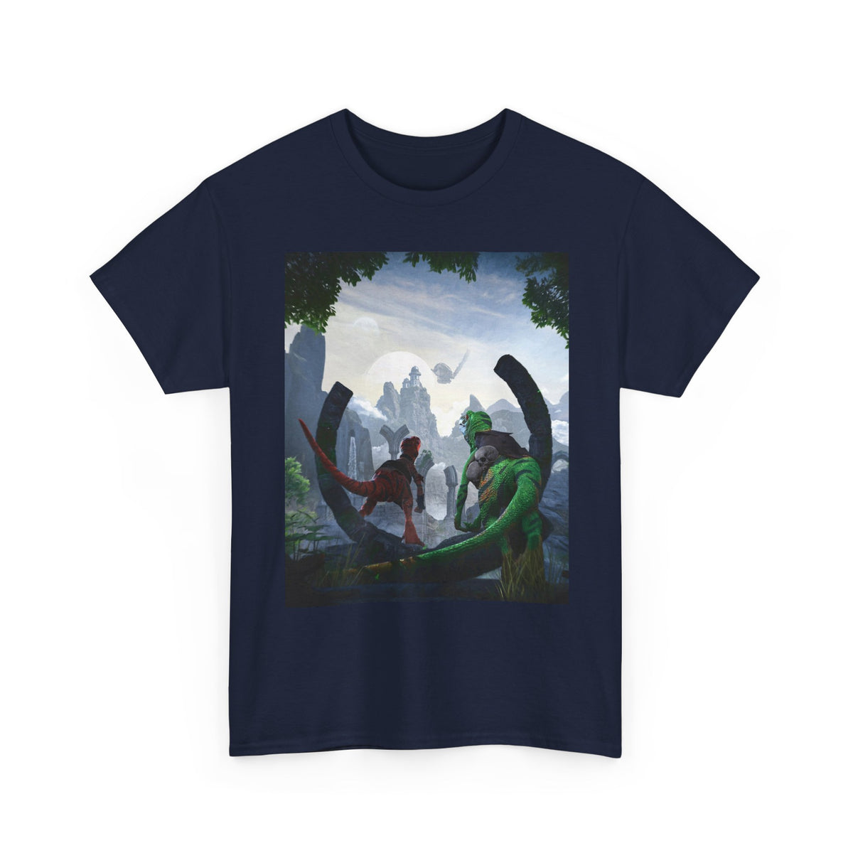 Secret of the Ombax Cover Art T‑Shirt – the Epic Journey Reaches the City