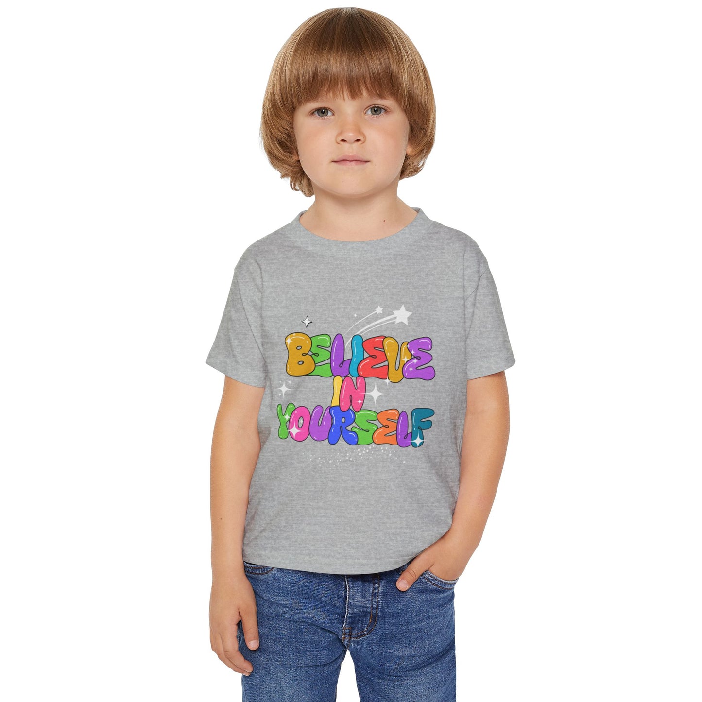 Toddler T-shirt - Believe in Yourself Design