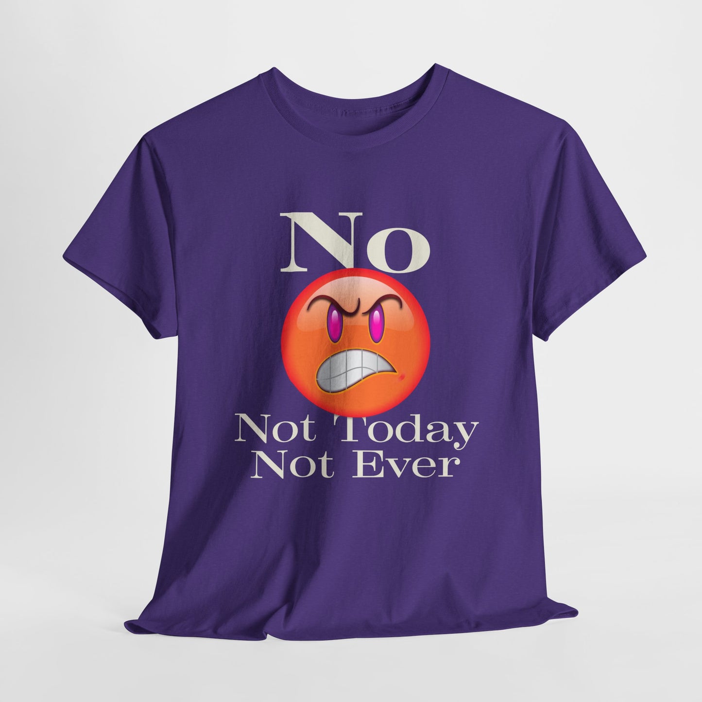 No Not Today Not Ever Unisex Heavy Cotton Tee