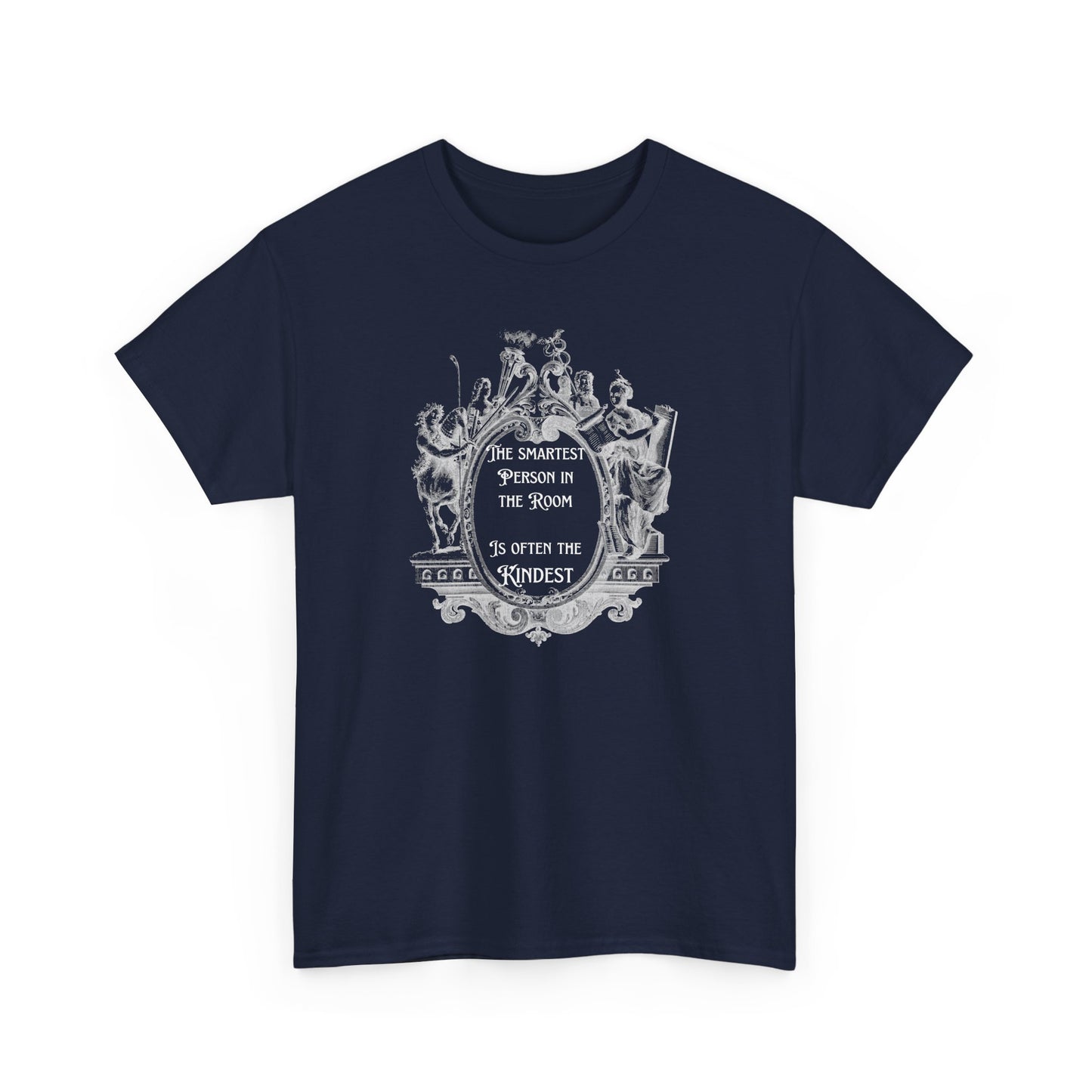 Unisex Heavy Cotton Tee - "The Smartest Person in the Room" Graphic Tee