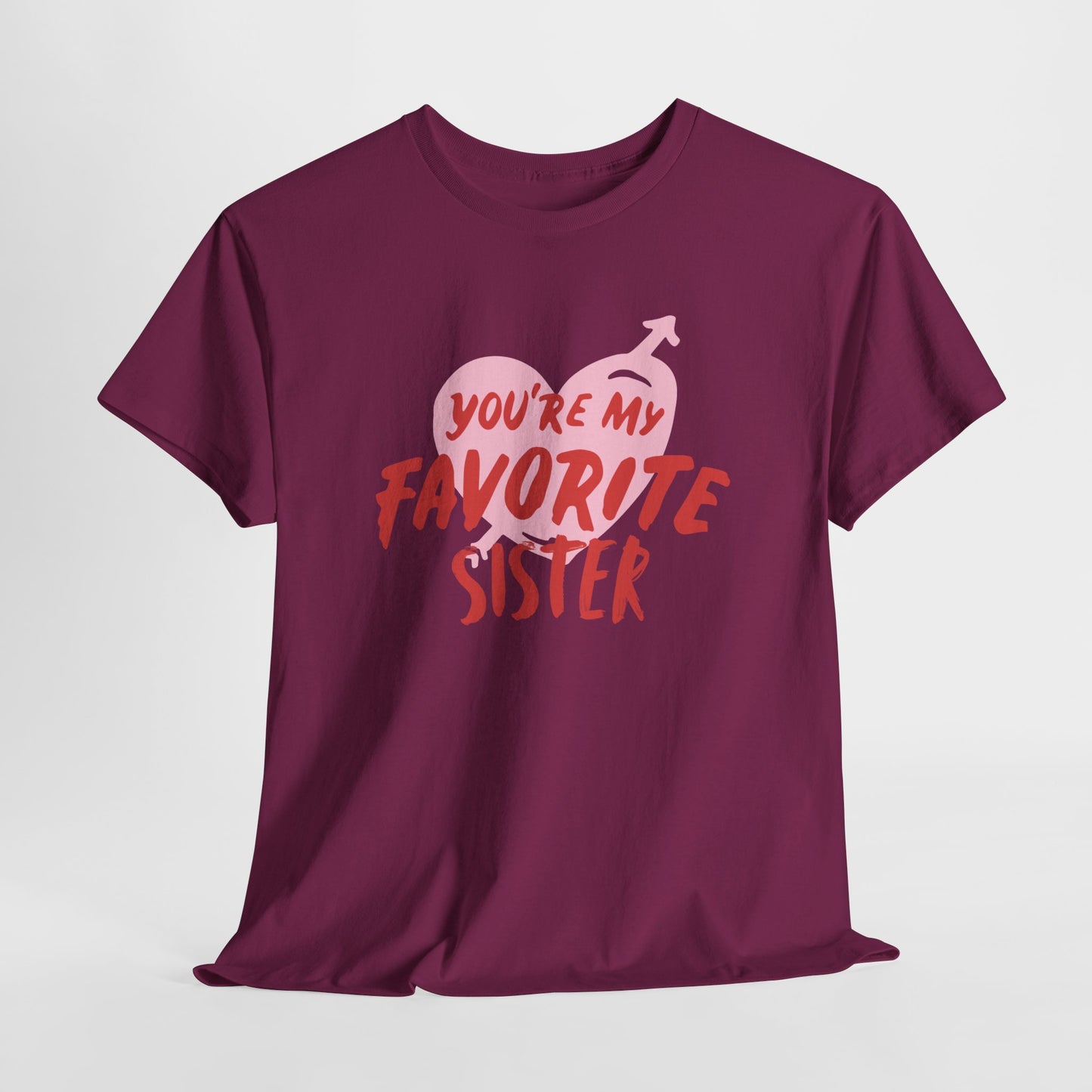 Favorite Sister Heavy Cotton Tee