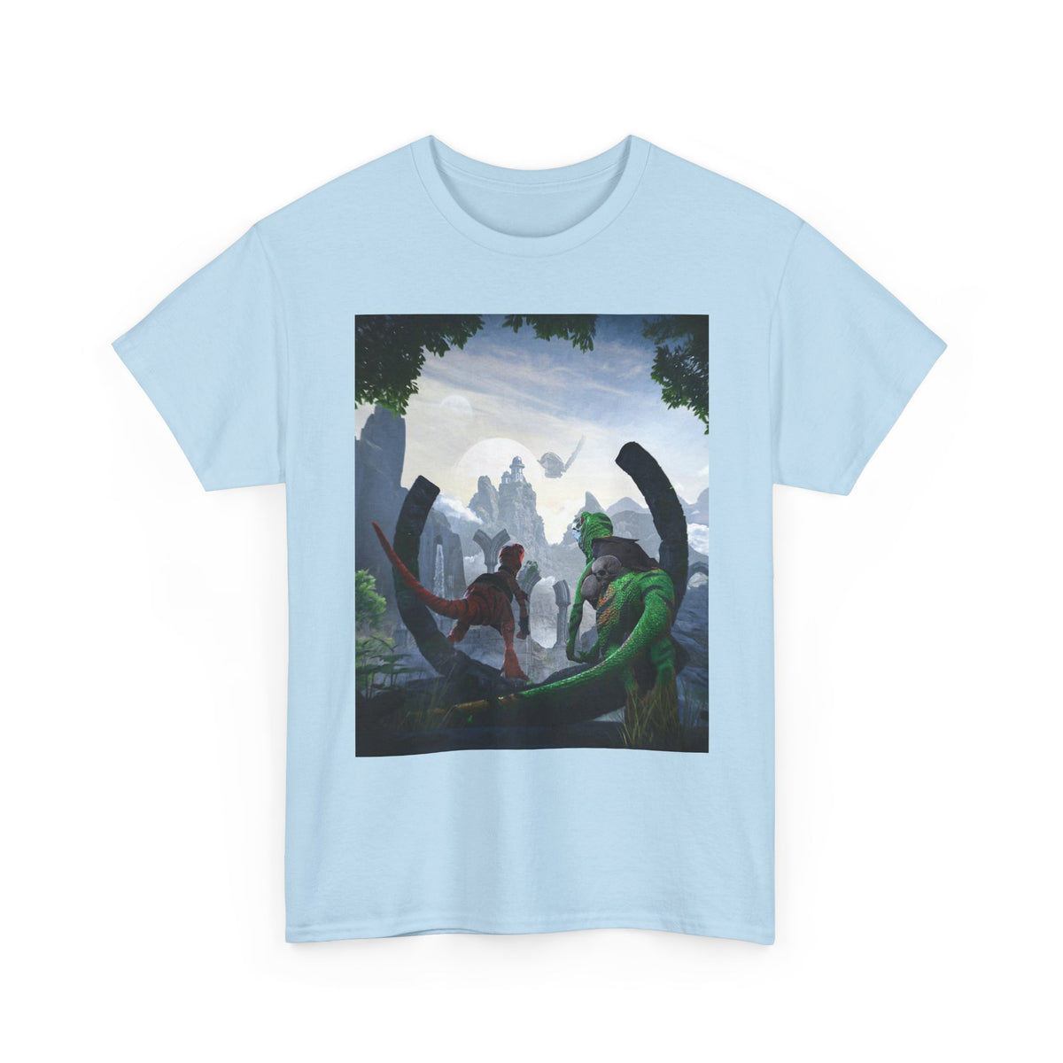 Secret of the Ombax Cover Art T‑Shirt – the Epic Journey Reaches the City