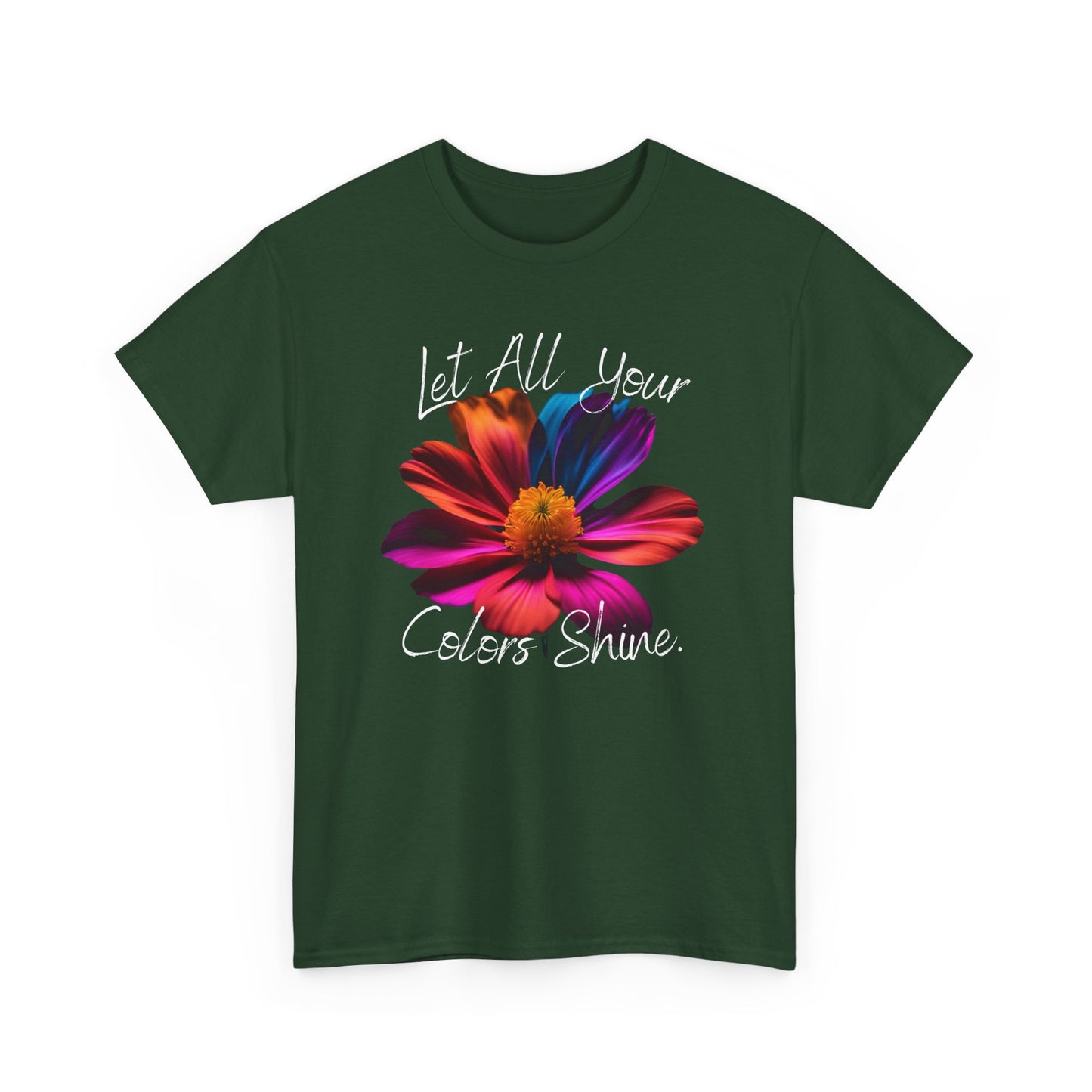 Colorful Unisex Heavy Cotton Tee - Let all your colors shine
