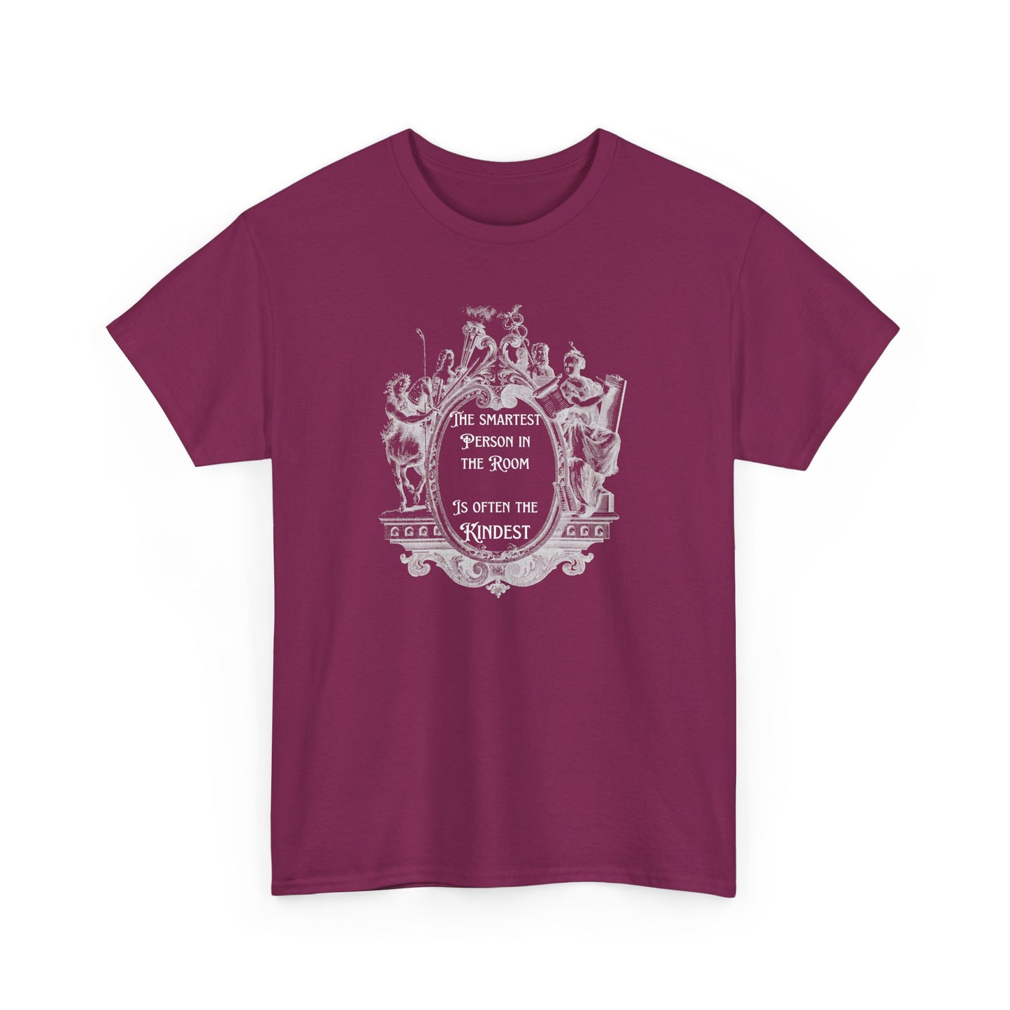 Unisex Heavy Cotton Tee - "The Smartest Person in the Room" Graphic Tee