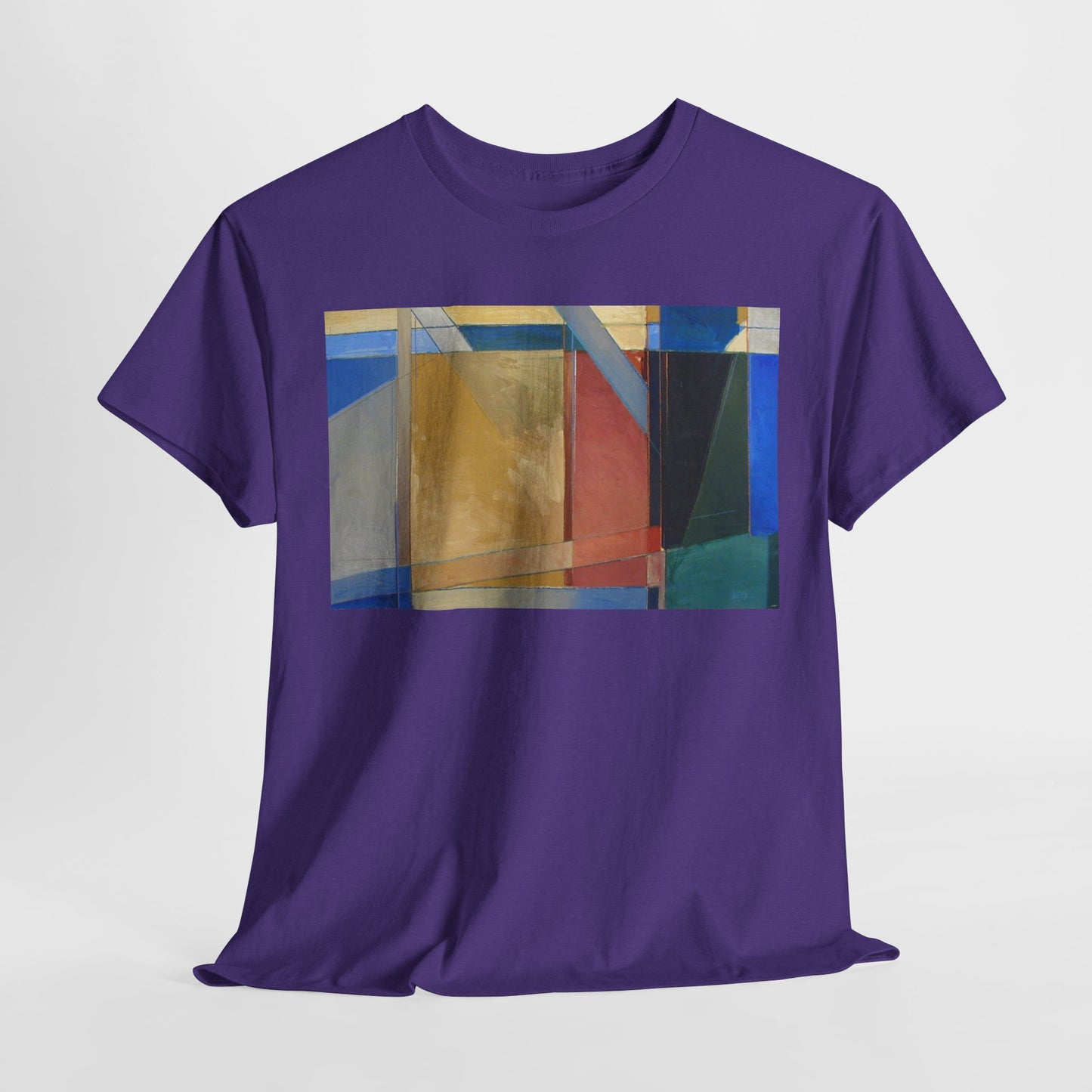 Abstract Art Unisex Heavy Cotton Tee - Stylish Graphic T-Shirt for Art Lovers
