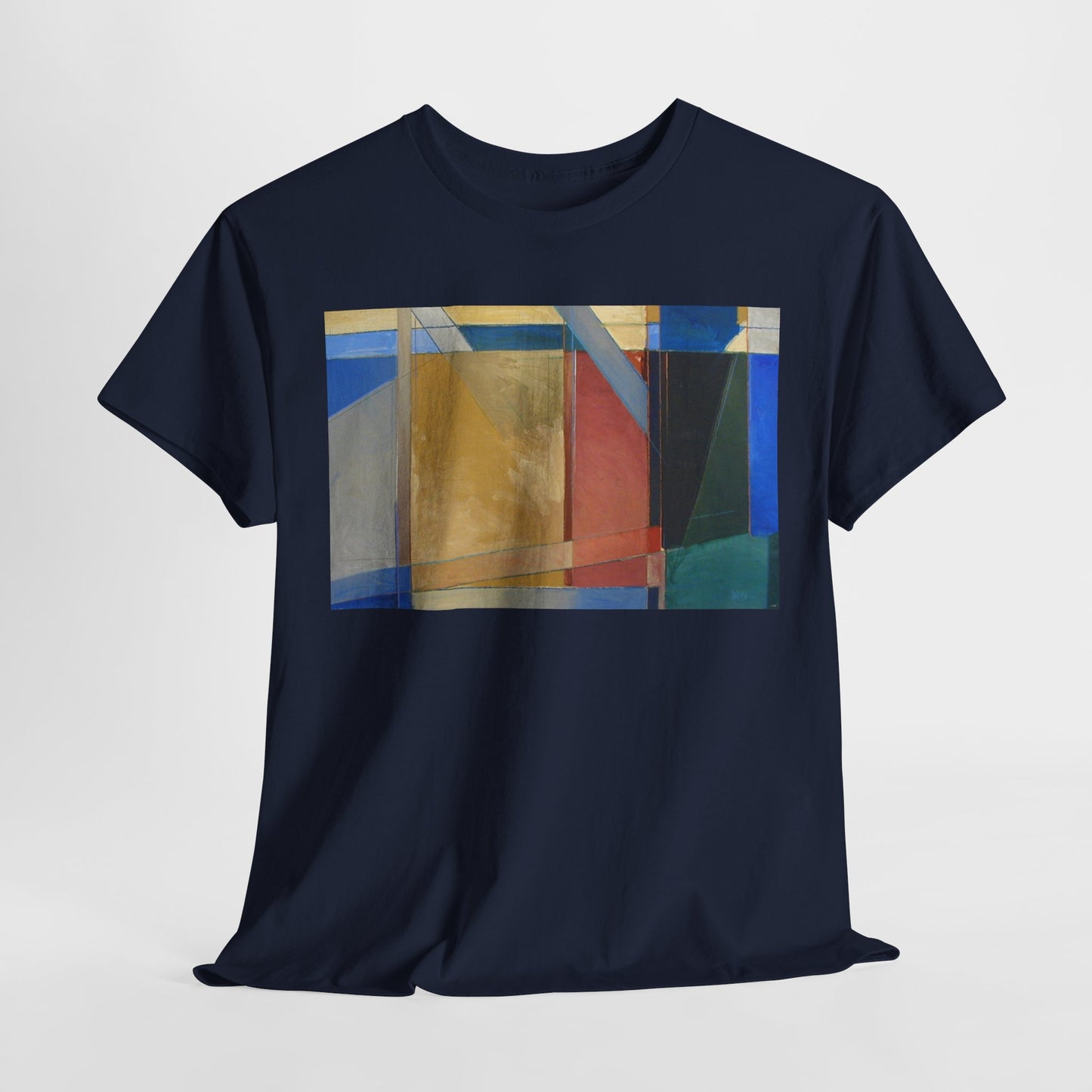Abstract Art Unisex Heavy Cotton Tee - Stylish Graphic T-Shirt for Art Lovers