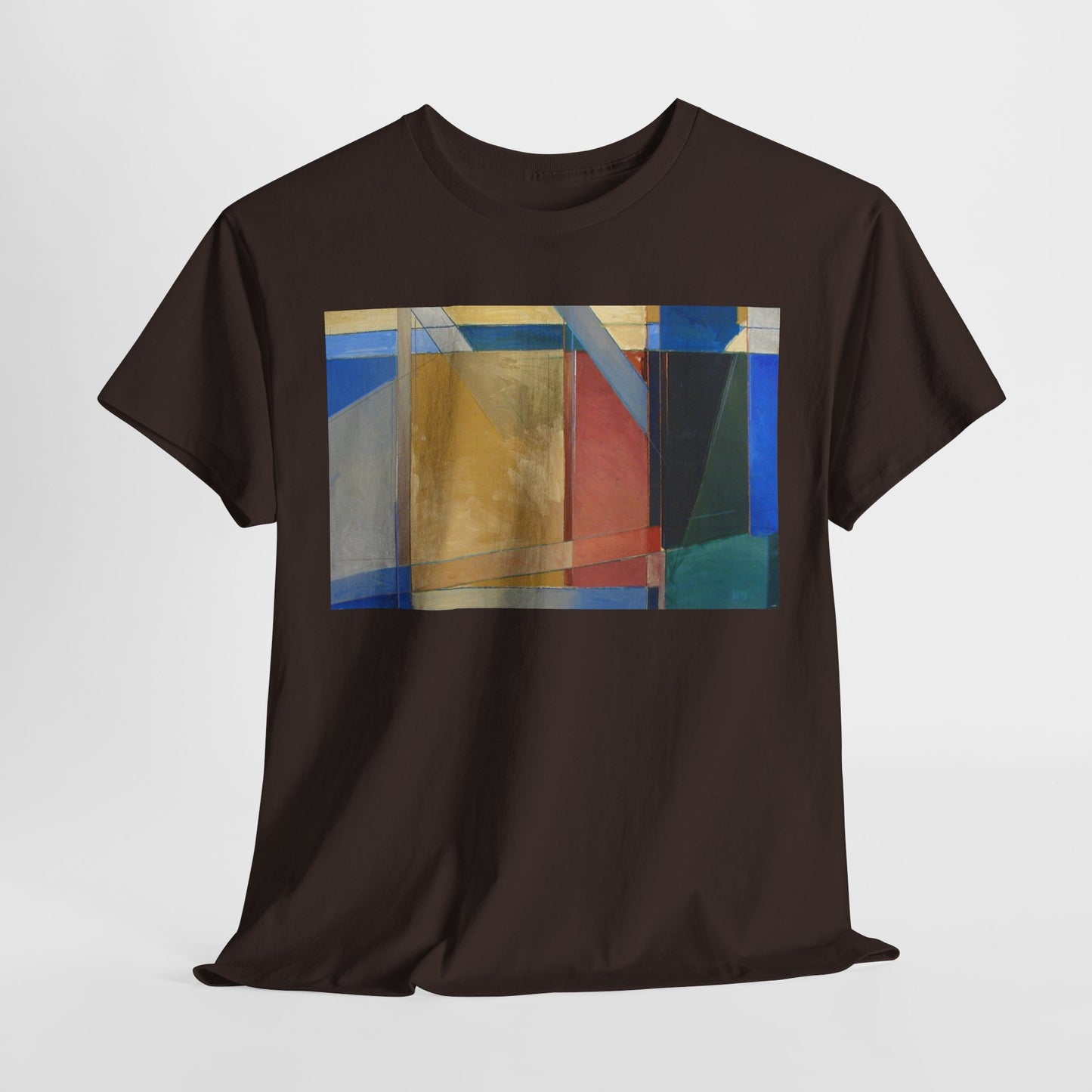 Abstract Art Unisex Heavy Cotton Tee - Stylish Graphic T-Shirt for Art Lovers