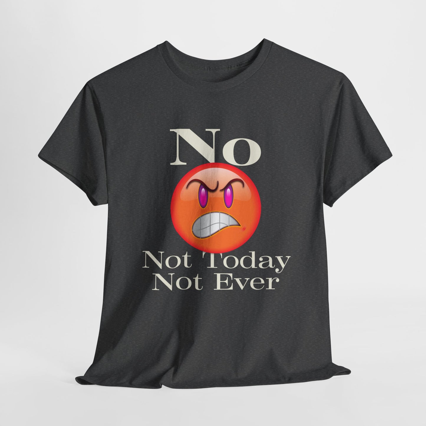 No Not Today Not Ever Unisex Heavy Cotton Tee