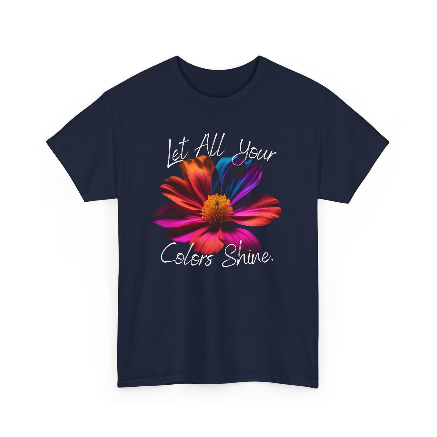 Colorful Unisex Heavy Cotton Tee - Let all your colors shine
