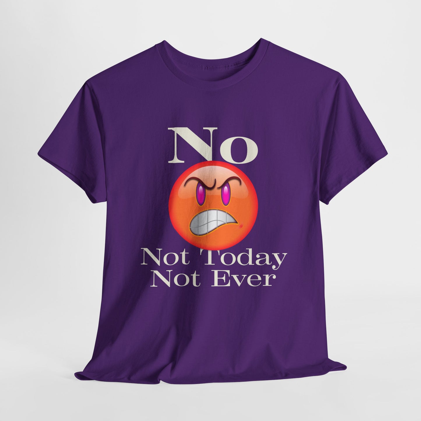 No Not Today Not Ever Unisex Heavy Cotton Tee