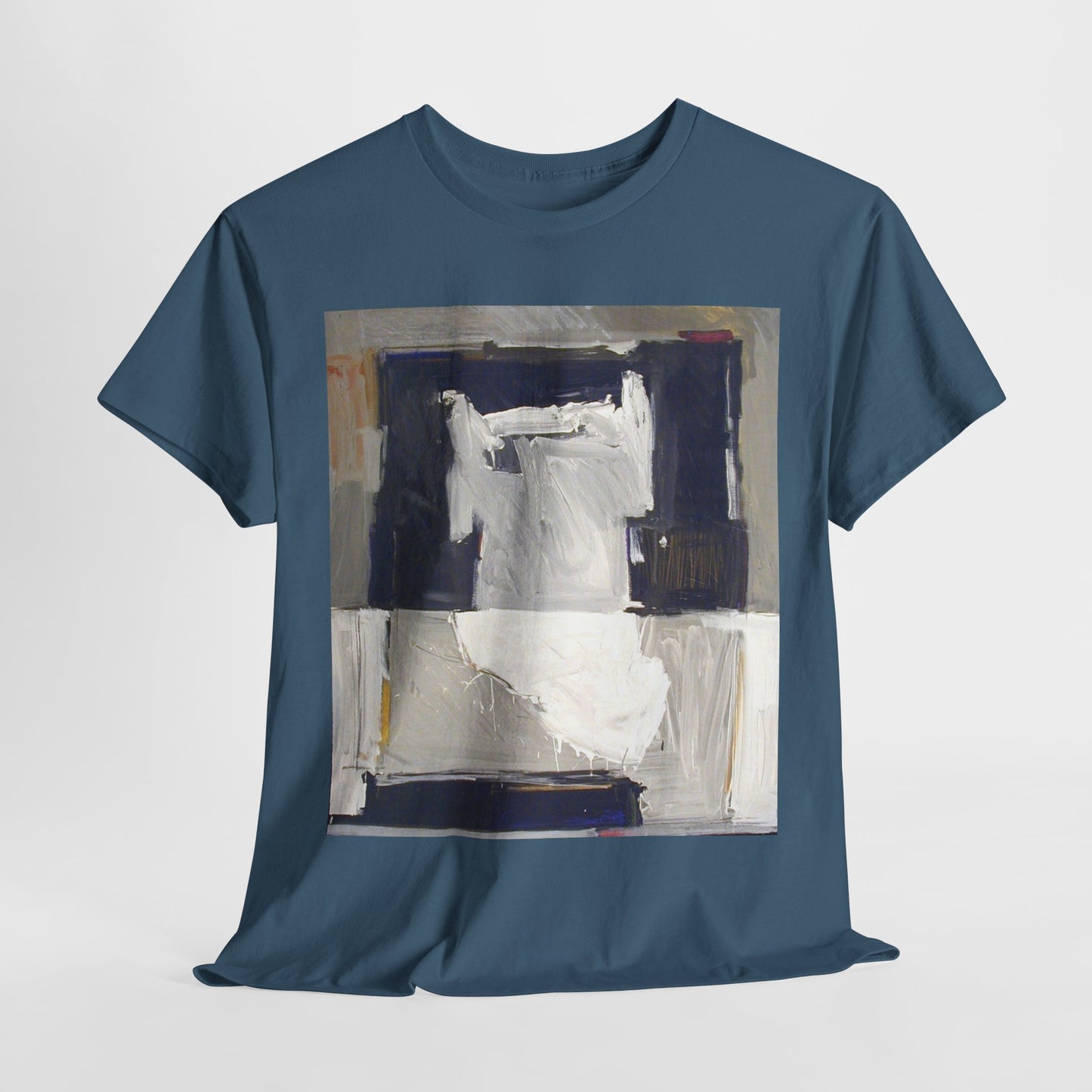 Artistic Abstract Design Unisex Heavy Cotton Tee - Casual Style for Art Lovers