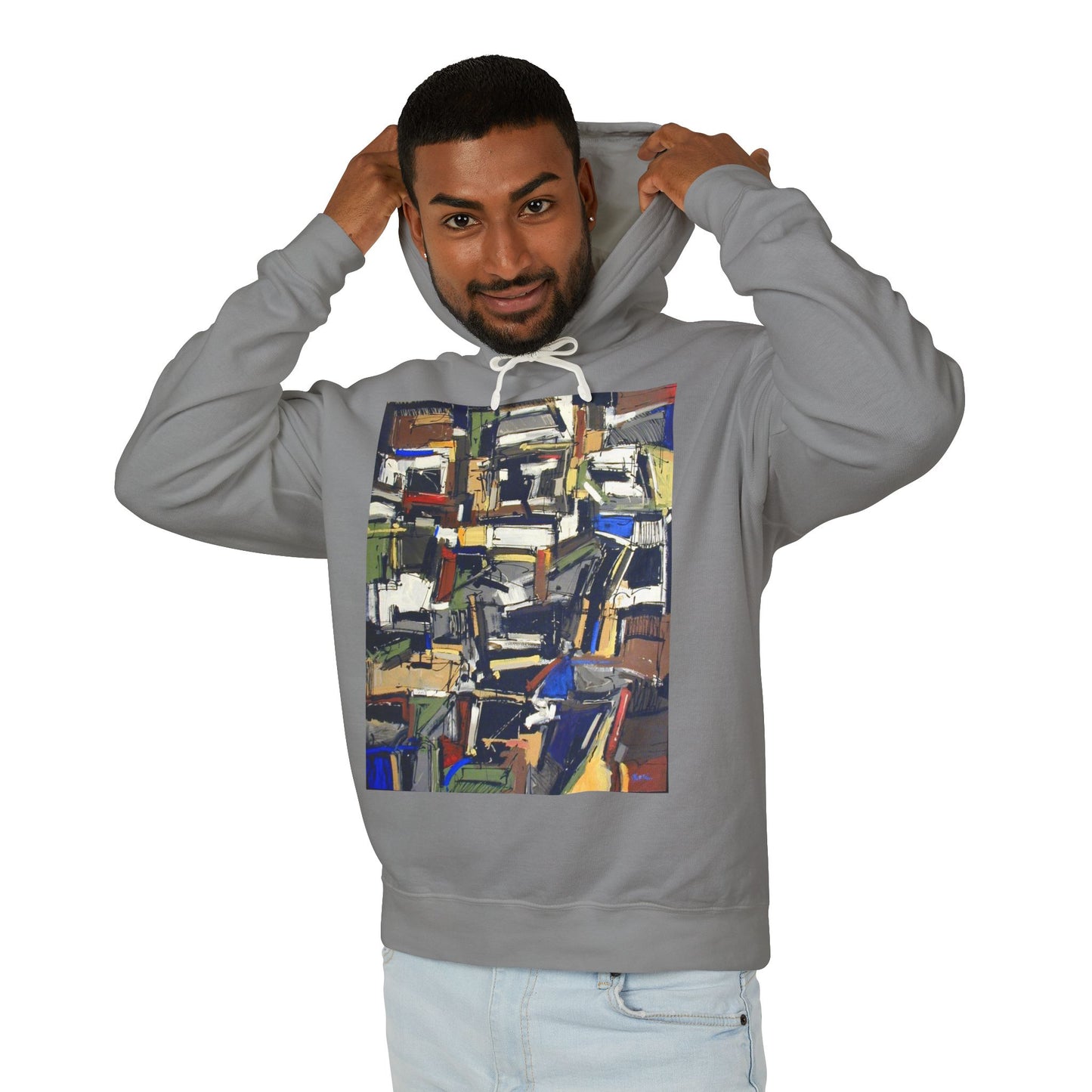 Abstract Art Unisex Lightweight Hooded Sweatshirt, Comfortable Layering for Everyday Style, Unique Gift for Art Lovers, Perfect for [...]