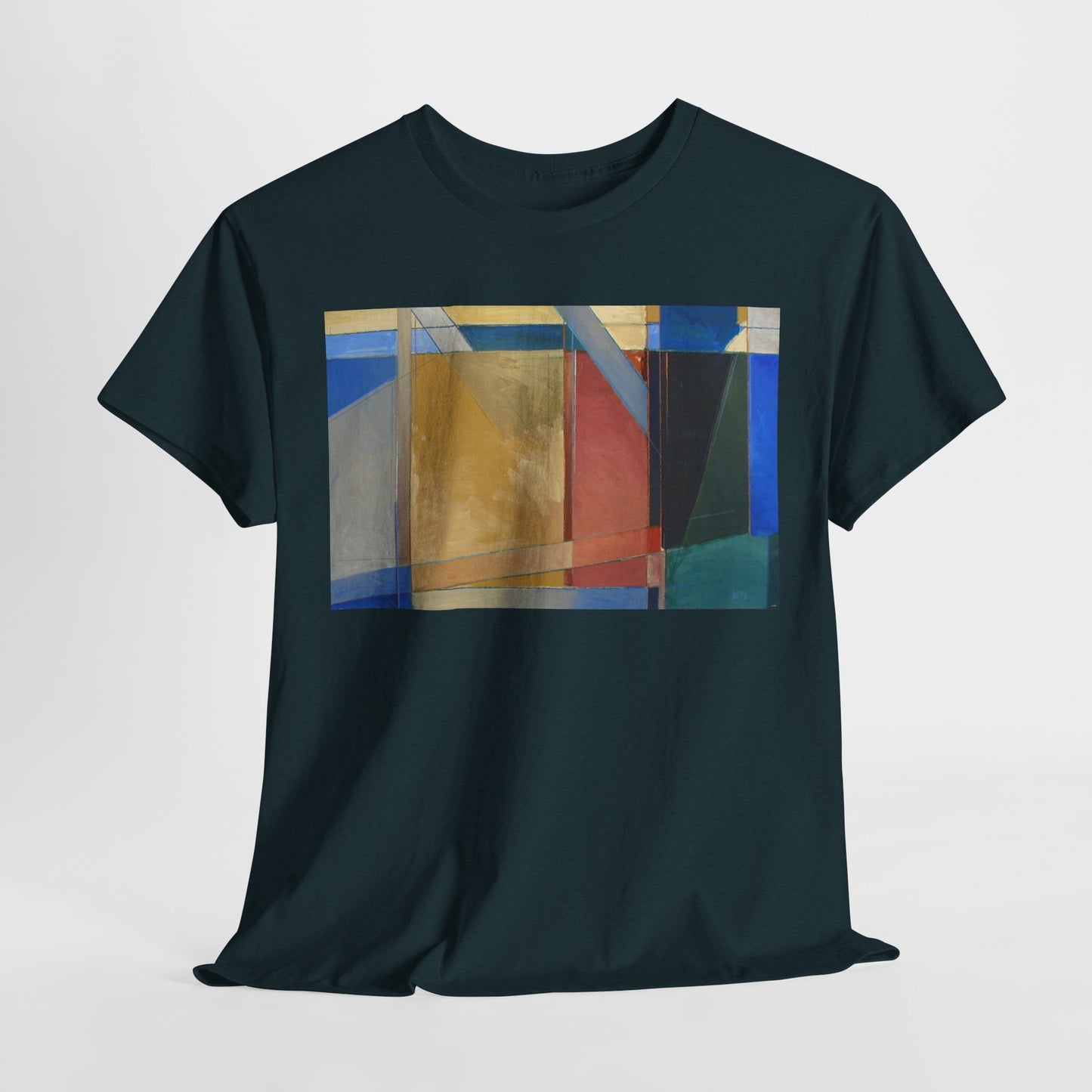 Abstract Art Unisex Heavy Cotton Tee - Stylish Graphic T-Shirt for Art Lovers