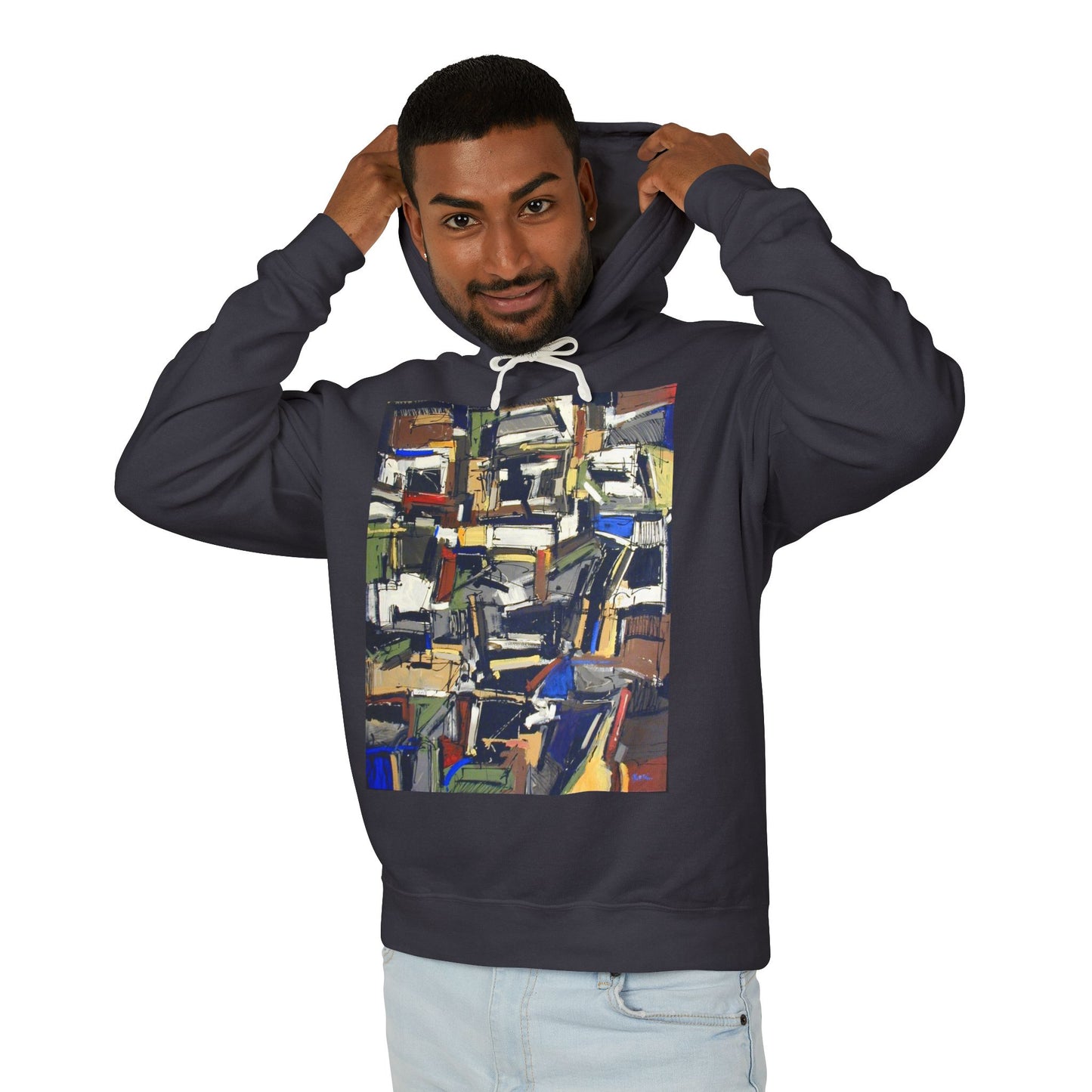 Abstract Art Unisex Lightweight Hooded Sweatshirt, Comfortable Layering for Everyday Style, Unique Gift for Art Lovers, Perfect for [...]