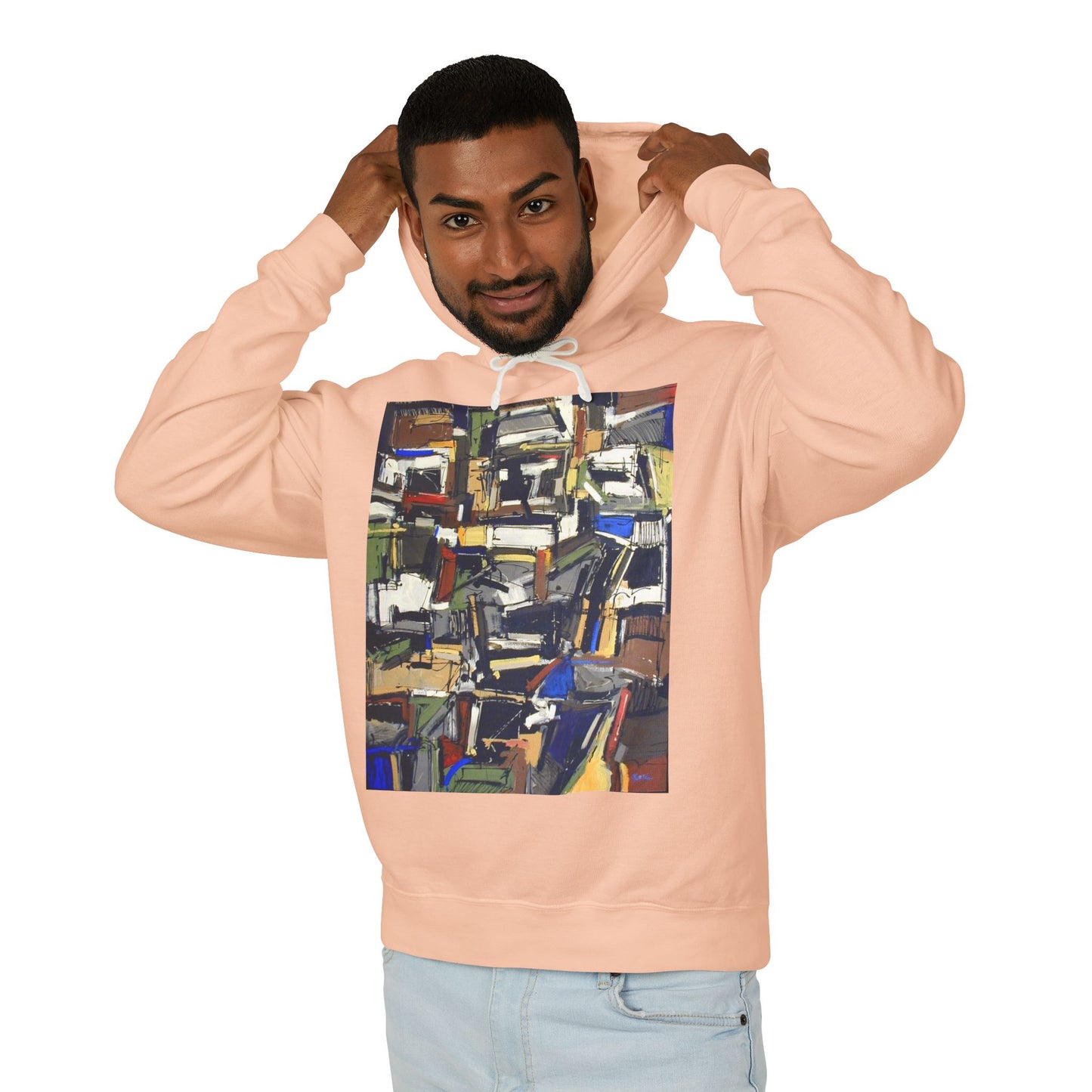 Abstract Art Unisex Lightweight Hooded Sweatshirt, Comfortable Layering for Everyday Style, Unique Gift for Art Lovers, Perfect for [...]