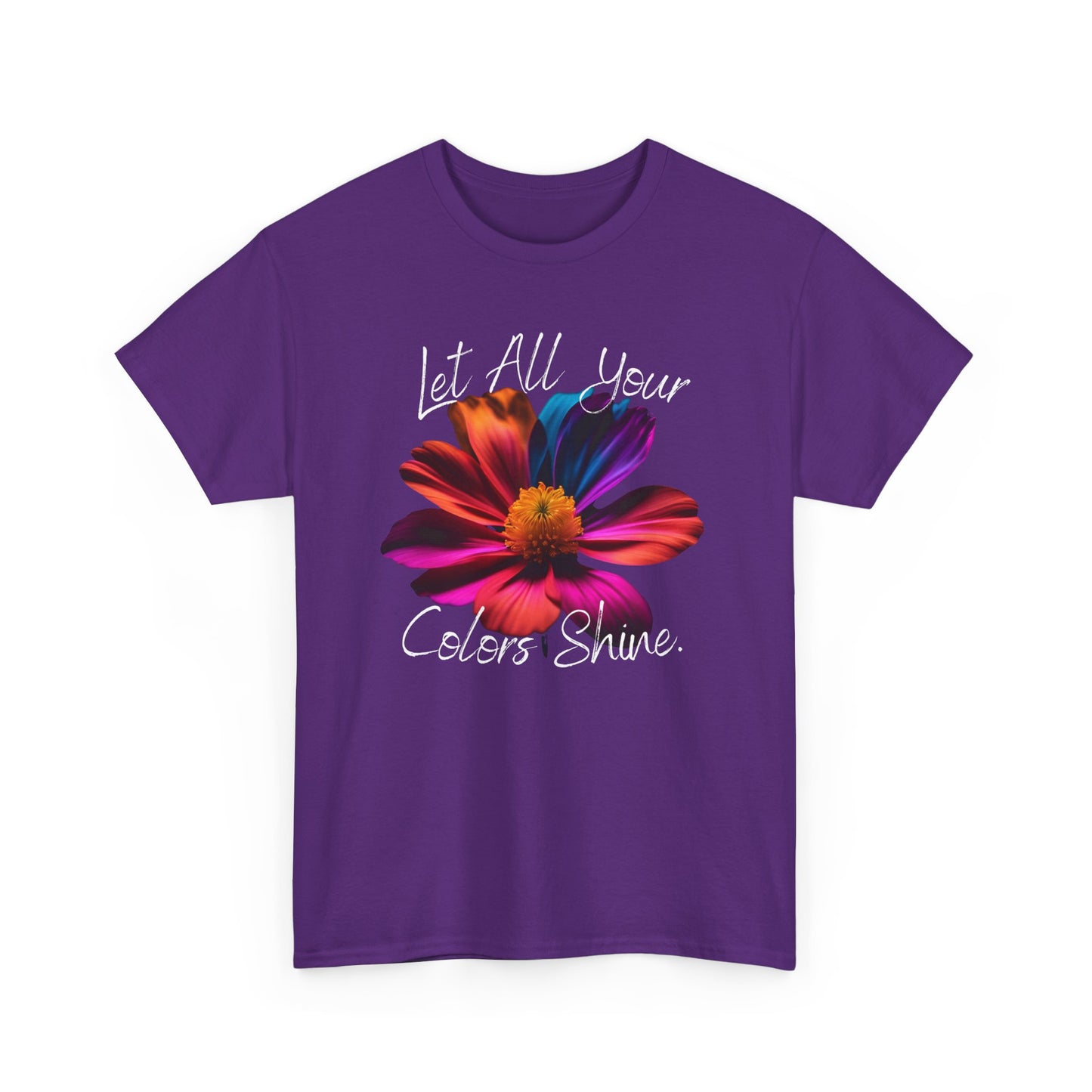 Colorful Unisex Heavy Cotton Tee - Let all your colors shine