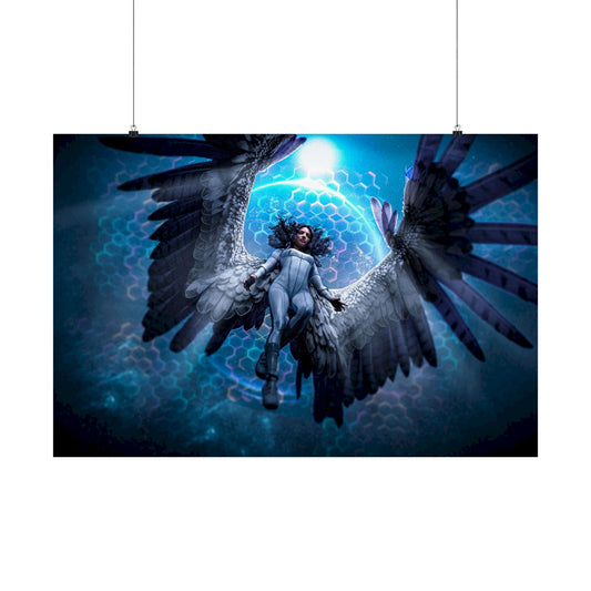Dawn Takes Flight - Matte Horizontal Poster