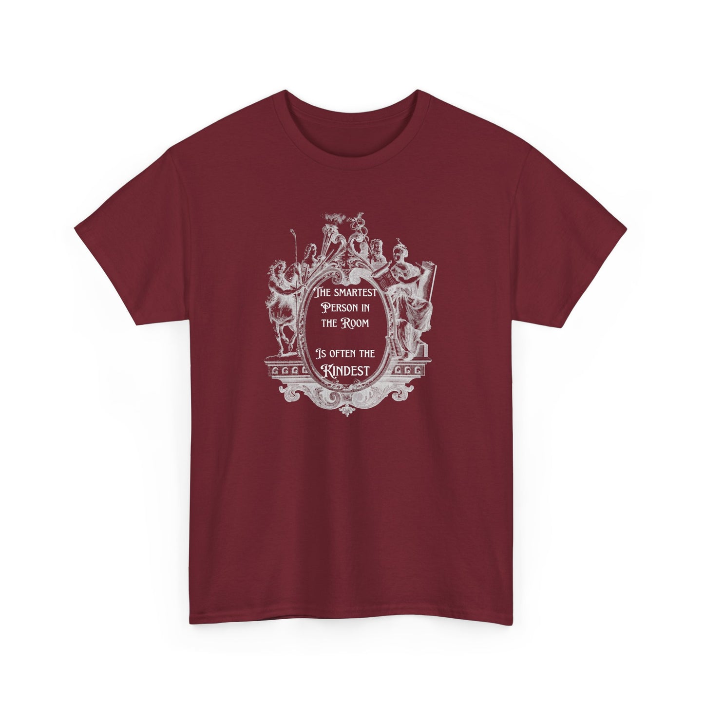 Unisex Heavy Cotton Tee - "The Smartest Person in the Room" Graphic Tee