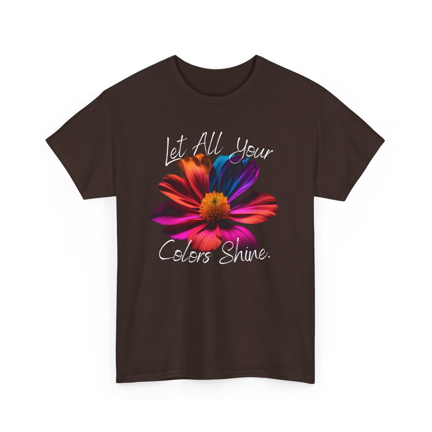 Colorful Unisex Heavy Cotton Tee - Let all your colors shine
