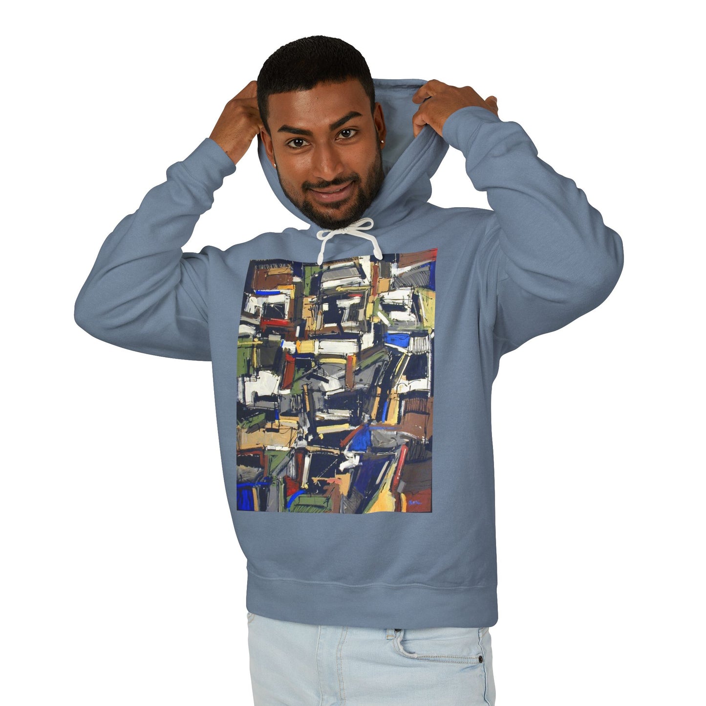 Abstract Art Unisex Lightweight Hooded Sweatshirt, Comfortable Layering for Everyday Style, Unique Gift for Art Lovers, Perfect for [...]
