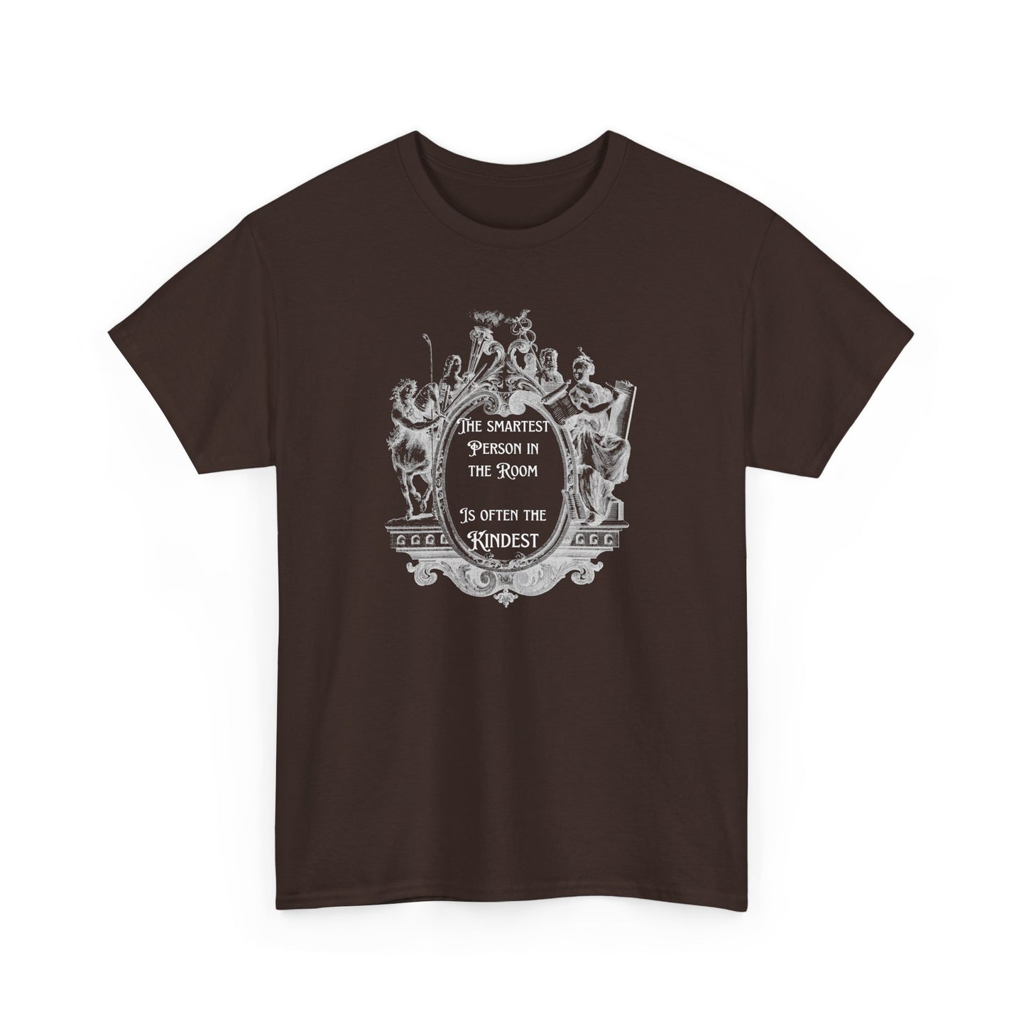Unisex Heavy Cotton Tee - "The Smartest Person in the Room" Graphic Tee
