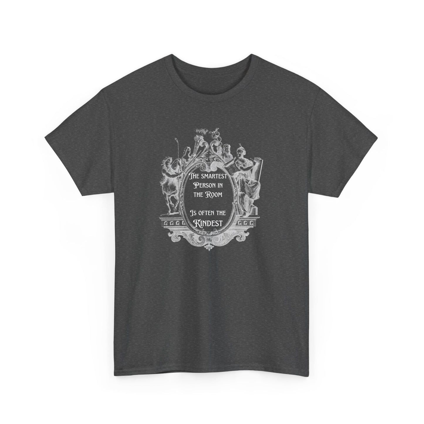 Unisex Heavy Cotton Tee - "The Smartest Person in the Room" Graphic Tee