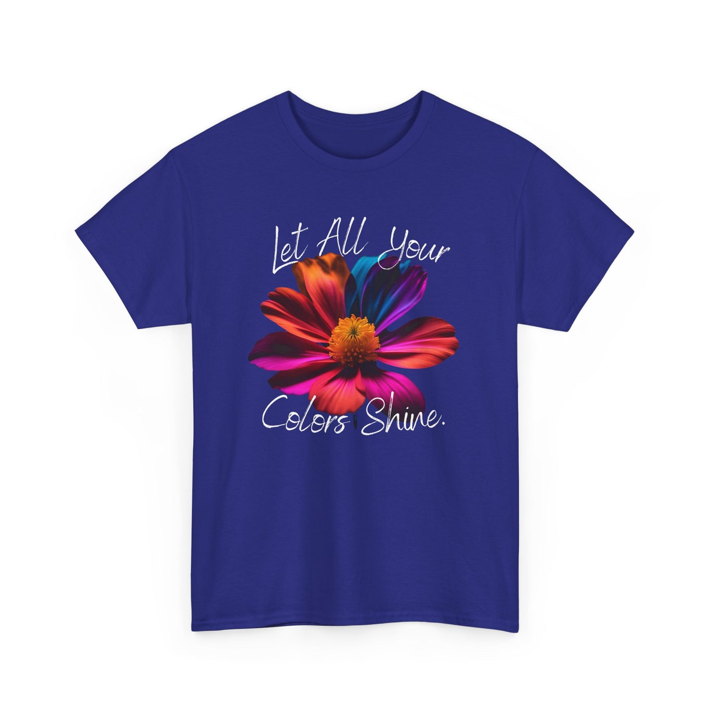 Colorful Unisex Heavy Cotton Tee - Let all your colors shine