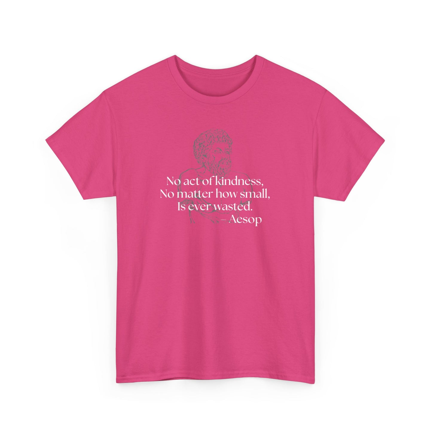 Inspirational Aesop Quote Unisex Heavy Cotton Tee