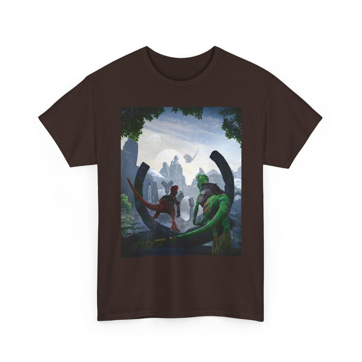 Secret of the Ombax Cover Art T‑Shirt – the Epic Journey Reaches the City